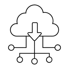 Cloud computing download connection outline design
