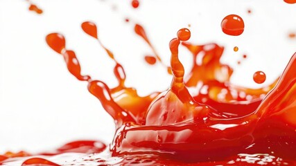 Video A clear liquid splashes onto a white surface, creating a small pool and ripples - Powered by Adobe