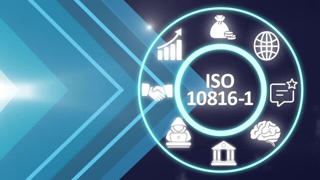 ISO 10816-1 gives general guidelines for the evaluation of machine vibration by measurements on non rotating parts. Showing ISO 10816-1 icons on virtual screen.