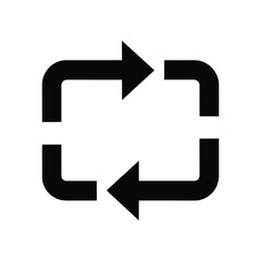 Sync Arrows Minimal Vector Icon Refresh Loop Update