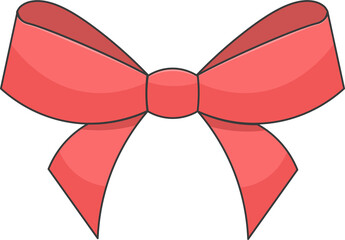 vector illustration of bow tie