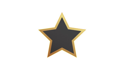 Golden star graphic
