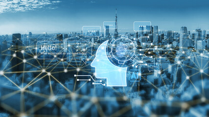 Conversational AI assistant enhances chatbot interaction. AI assistant supports queries, answers instantly, AI assistant improves experience, and AI assistant drives engagement. Vouch