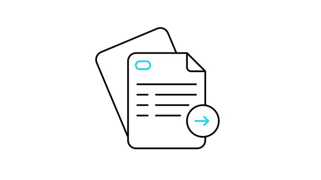 Export File animated icon