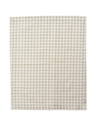 Kitchen towel napkin in a checkered pattern on an isolated white background