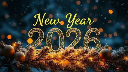 New year 2026 wallpaper