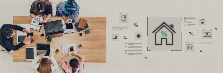 The process of home ownership in the real estate market. This includes mortgage rates, property tax, contracts, and compliance checks for a successful property investment. Fermion