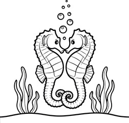 Abstract geometric composition with vibrant color accents