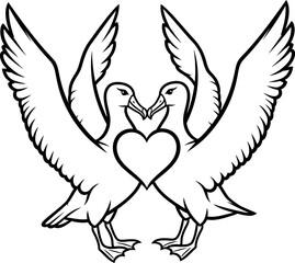 Abstract geometric pattern with vibrant color accents