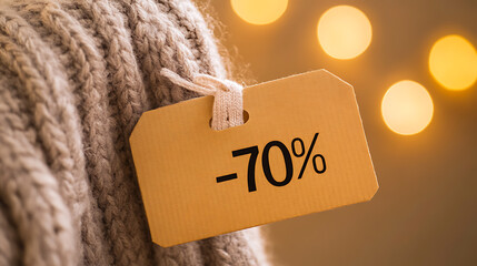 Snuggle up this season with our cozy knitted sweater. Enjoy a massive 70% discount on all winter wear. Stay warm and stylish without breaking the bank! Limited time offer!