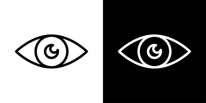 Open eye icon representing visibility, viewing mode, content display, and enabling clear visual access in interfaces.