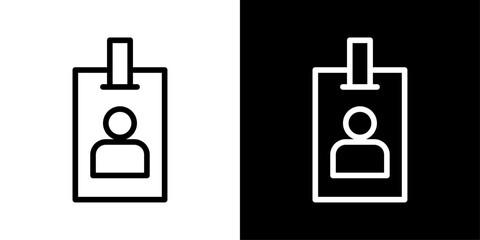 User profile with a badge symbol, representing verified status, identity recognition, membership level, and trusted access.