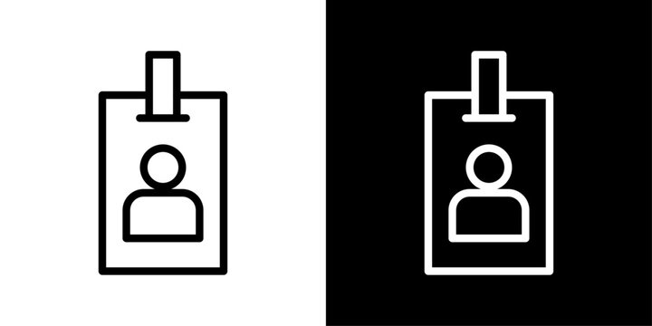 User profile with a badge symbol, representing verified status, identity recognition, membership level, and trusted access.