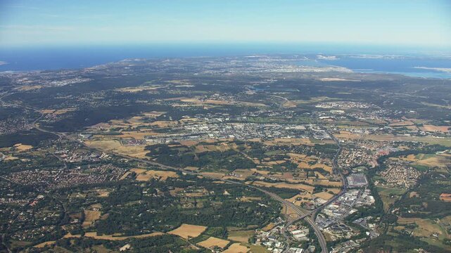 vue a&eacute;rienne Zone industrielle et commerciale d'Aix les Milles 