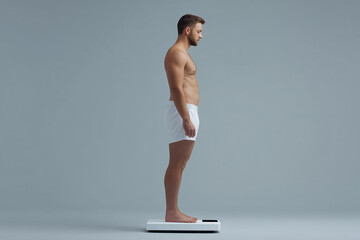 A man with a naturally perfect body type 