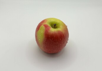Apple with water droplets