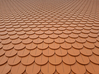 Modern clay roof tile pattern for creative architectural designs and stunning home improvement projects