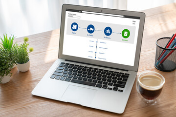 Delivery tracking system for e-commerce and modish online business to timely goods transportation...