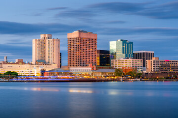 Fototapeta premium Norfolk, Virginia, USA on the Chesapeake Bay 2083