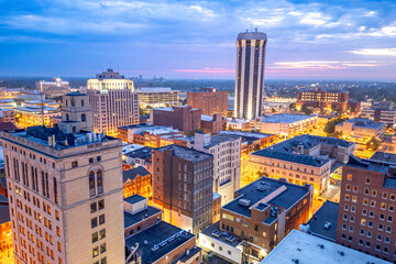 Downtown  Springfield, Illinois, USA 2024