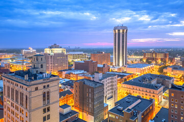 Springfield, Illinois, USA Downtown City Skyline 2008