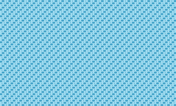 綾織の青い線が絡むツイルの生地のイラスト