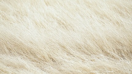 Fototapeta premium Sun bleached brittle stalks of dead grass lying flat on the ground in a dry nature field