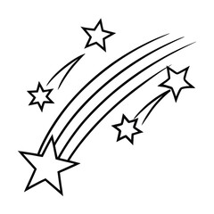 Obraz premium Vector illustration of stars and stripes design with shiny silver icon elements for a flag symbol