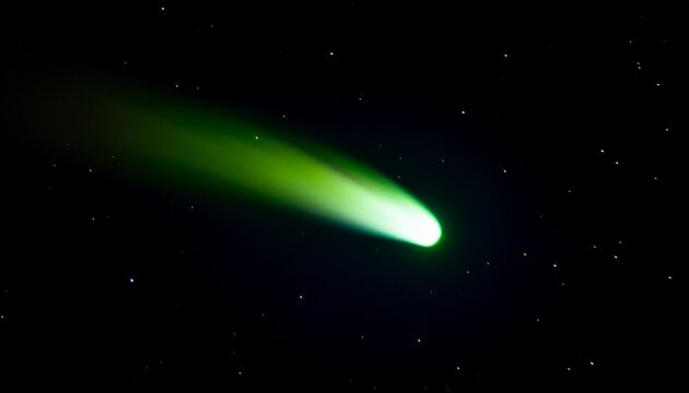 The Non Periodic Comet C 2025 A6 Lemmon Has A Long Dust Tail And Green Coma October 27 2025 In South Korea