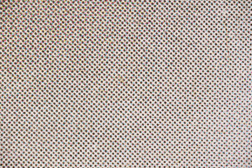 Obraz premium Macro of Dense CMYK Halftone Print on White Paper