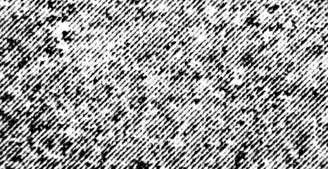Macro of Diagonal Black Halftone Pattern on White Paper