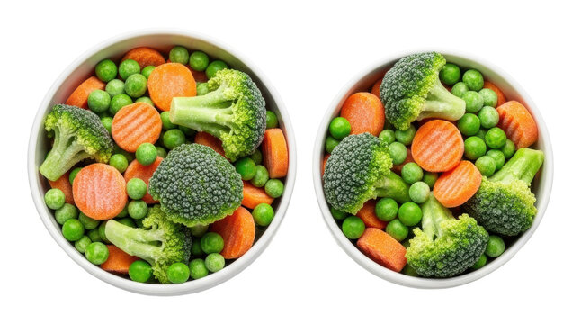 Fresh vegetable salad preparation kitchen food bright top view isolated on transparent background