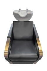 barber chair isolated on white background