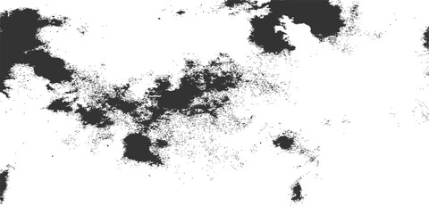 Black grunge ink splat texture vector design illustration with dirty paint stain border element