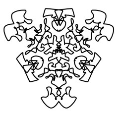  Geometric seamless pattern background mandala motif 