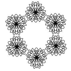  Geometric seamless pattern background mandala motif 