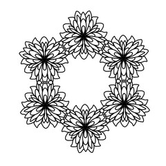  Geometric seamless pattern background mandala motif 