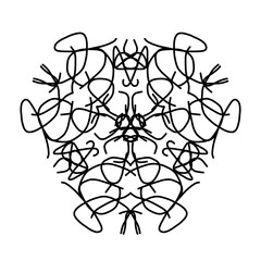  Geometric seamless pattern background mandala motif 