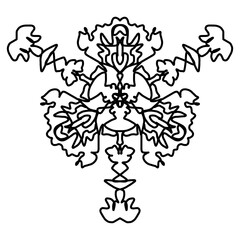  Geometric seamless pattern background mandala motif 