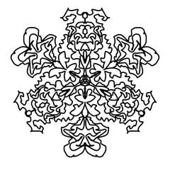  Geometric seamless pattern background mandala motif 