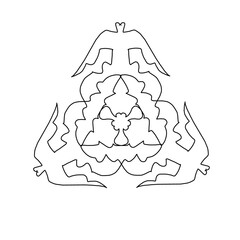  Geometric seamless pattern background mandala motif 