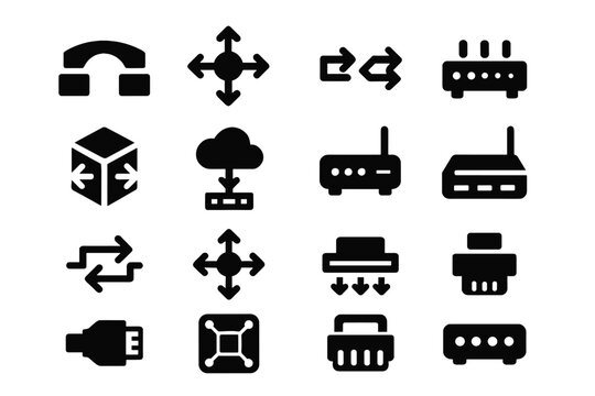 Bridge edge connectivity tile minimal unit vector pad gateway balancer icon hub