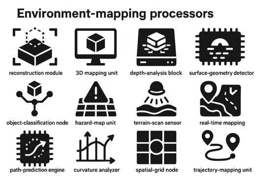 Block module reconstruction curvature vector environment engine icons icon mapping unit node