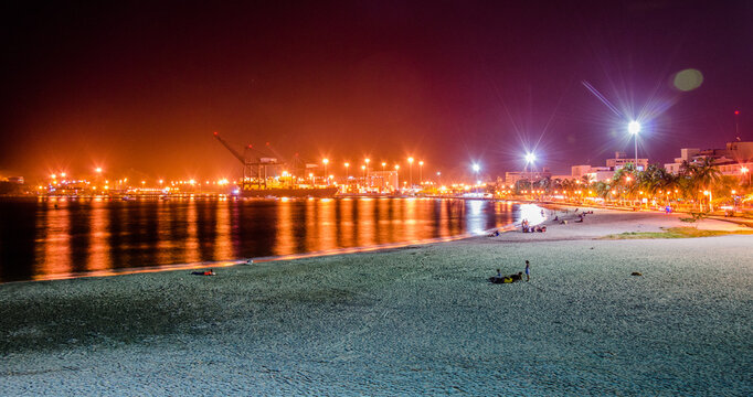 Santa Marta de Noche, Centro Historico de Santa Marta Nocturno