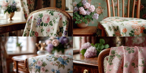 Grannycore Everyday Lifestyle with Vintage Floral Prints