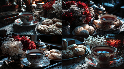 Grannycore Everyday Lifestyle with Vintage Floral Prints