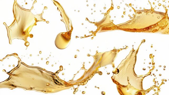 Video A close-up shot of a liquid splash on a white surface, ideal for use in scientific or educational settings