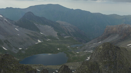 View of Caucasus Mountains in Arkhyz, Russia