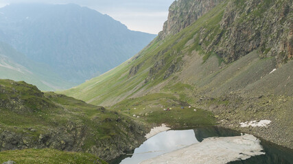 View of Caucasus Mountains in Arkhyz, Russia