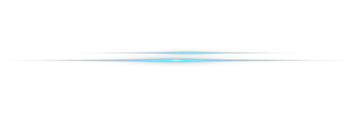 Laser beams png. Magic flash laser strip divider with glitter shimmer design. Png Glowing horizontal blue light line with radiant shine and beam effect. Light Leak, flash lights. Png illustration.